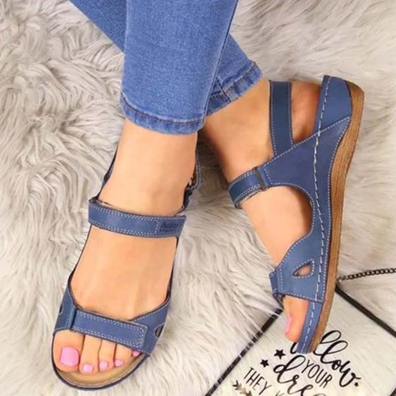 Zomerse damessandalen van Ergonomic™ in casual design. Antislip schoenen met ondersteuning voor dagelijks gebruik.