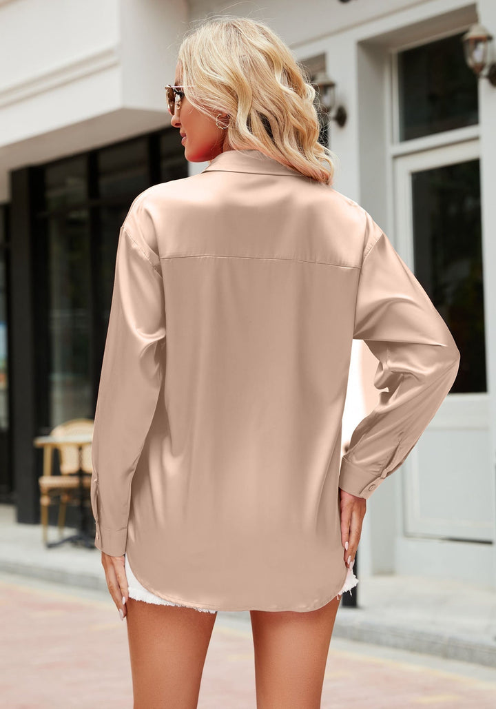 Zwarte elegante blouse Mireille voor dames, veelzijdig voor casual of formele gelegenheden.