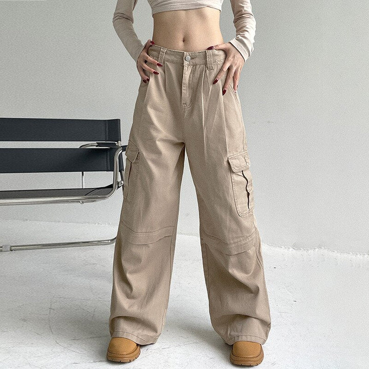 Modieuze CargosPants™ voor dames, met wijde pijpen, ideaal voor lentemode.