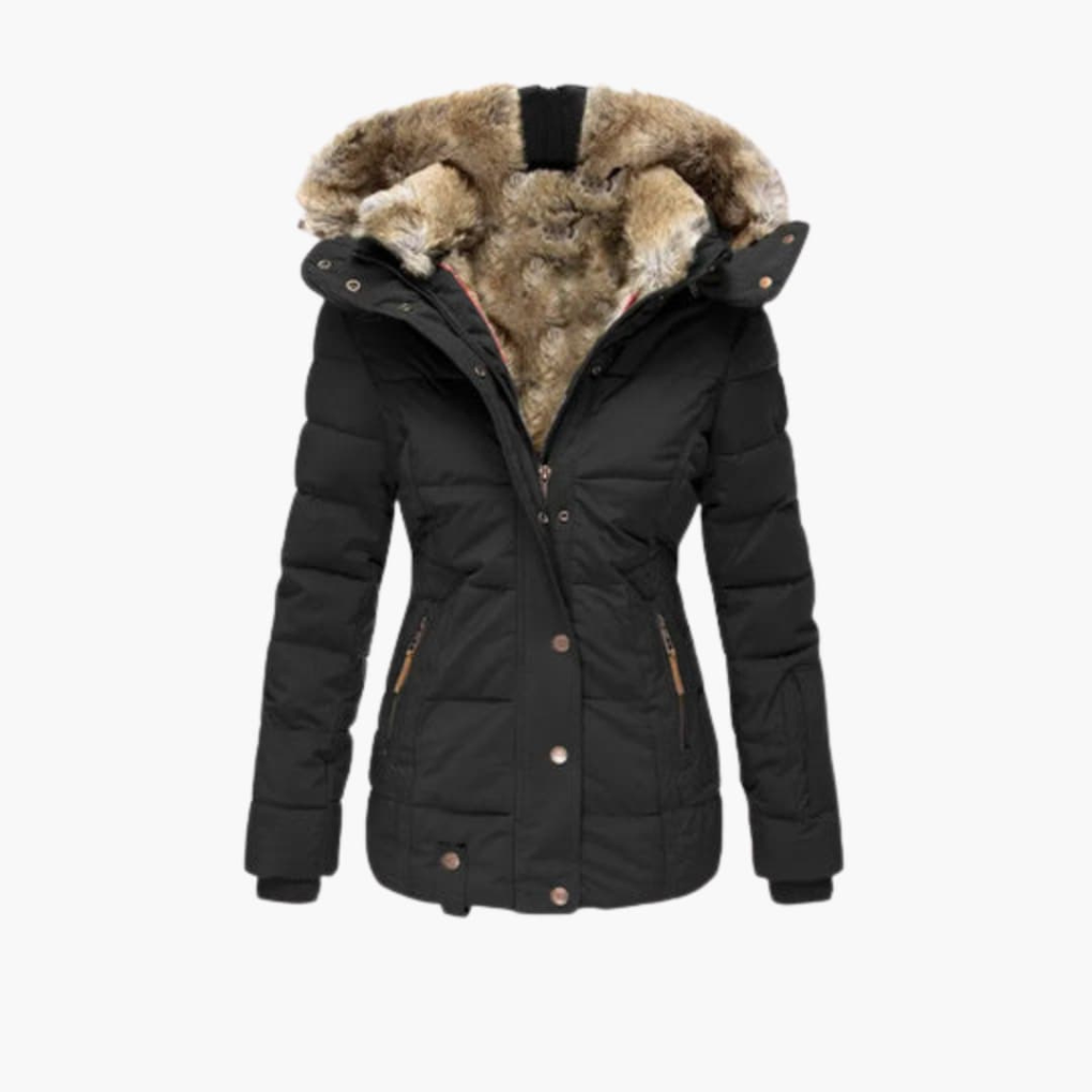 Stijlvol damesjasje met reliëftextuur, perfect voor een elegante casual look in de lente of herfst.