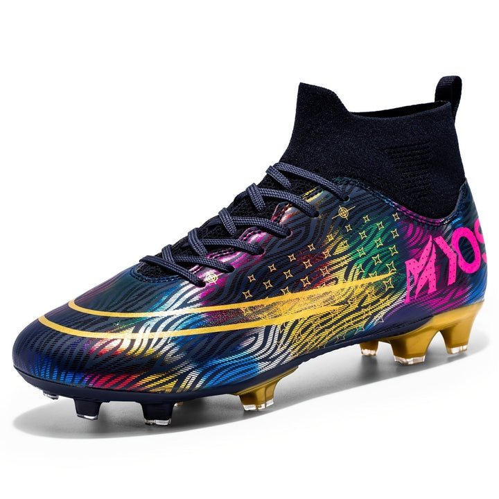 Dario heren sportschoenen met een hoog enkelontwerp, ideaal voor extra bescherming en comfort op het voetbalveld.