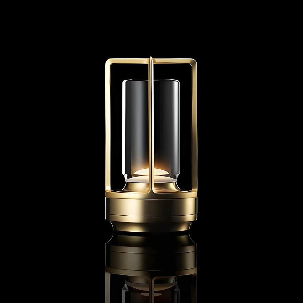 Decoratieve kristallen LED-lantaarn, perfect sfeerlicht voor binnen, modern design.