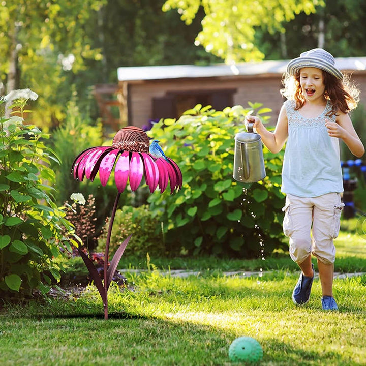 Unieke vogelvoederbloem trekt diverse vogels aan. Perfecte toevoeging voor uw tuin.