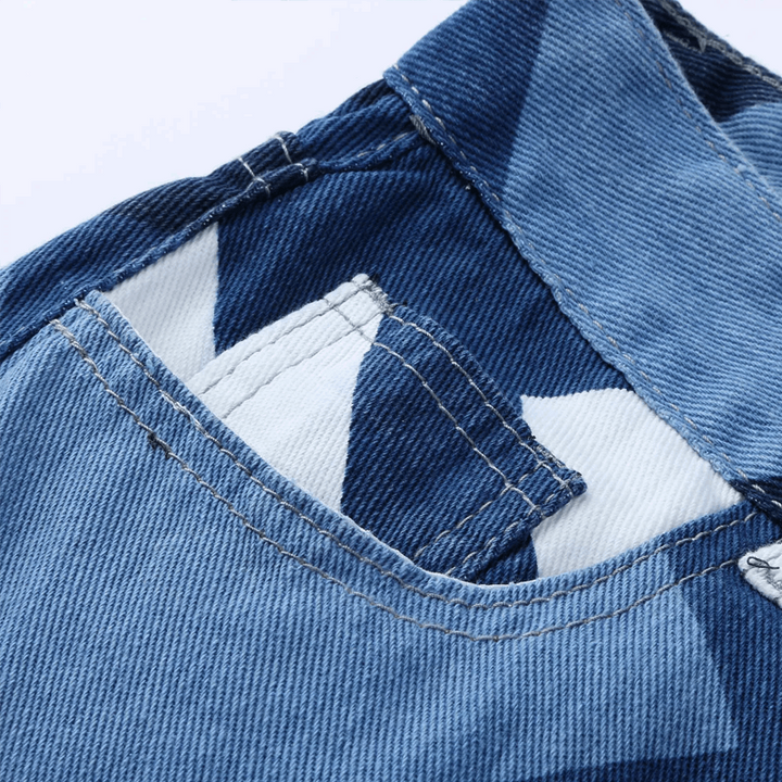 Comfortabele casual damestrend broek in baggy fit van de voorzijde