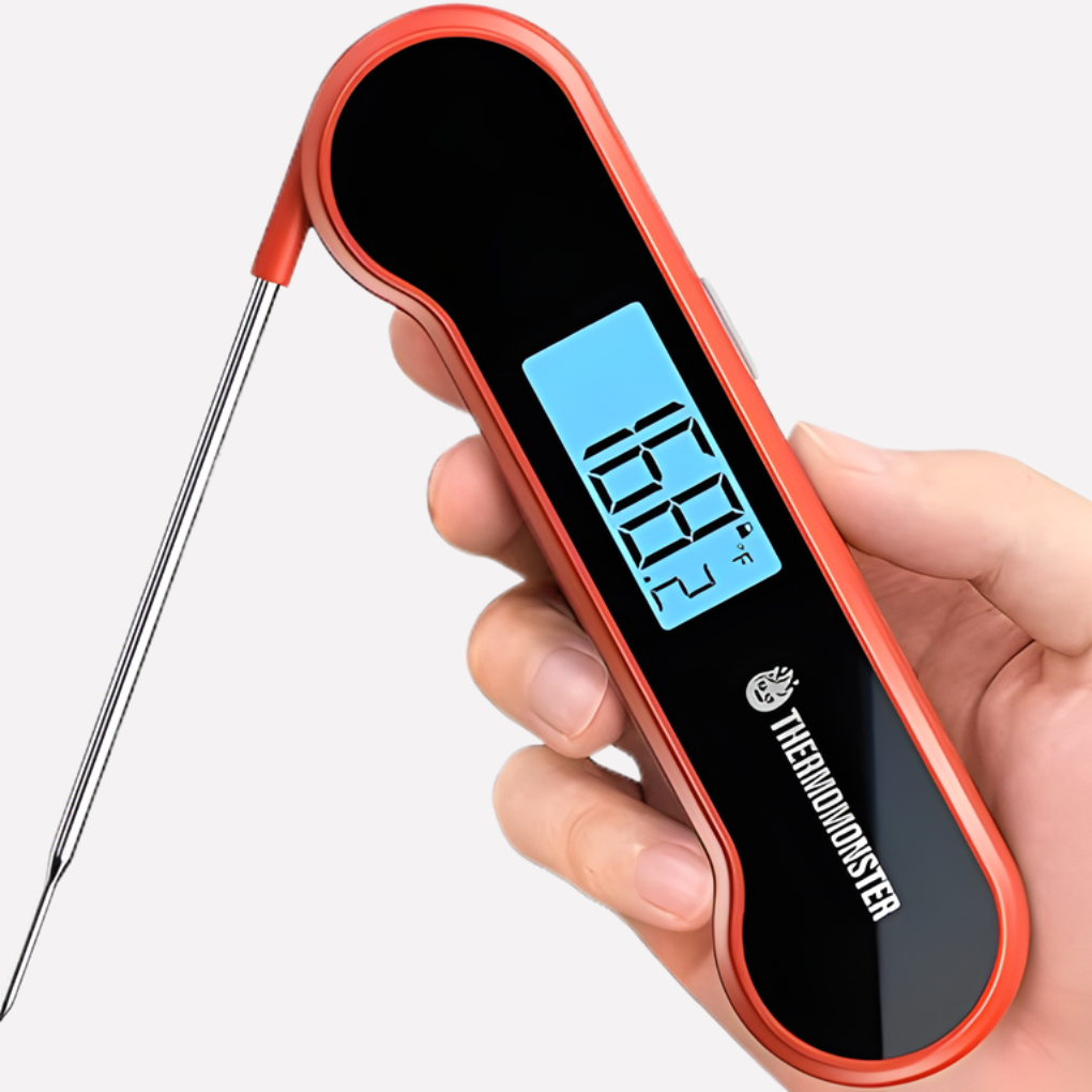 Digitale vleesthermometer AM1 voor instant, nauwkeurige metingen bij koken, grillen & bakken. Voedselveilig.