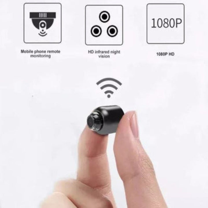 Huisbeveiliging: onopvallende 1080P WiFi camera met bewegingssensor en nachtzicht voor geruststelling.