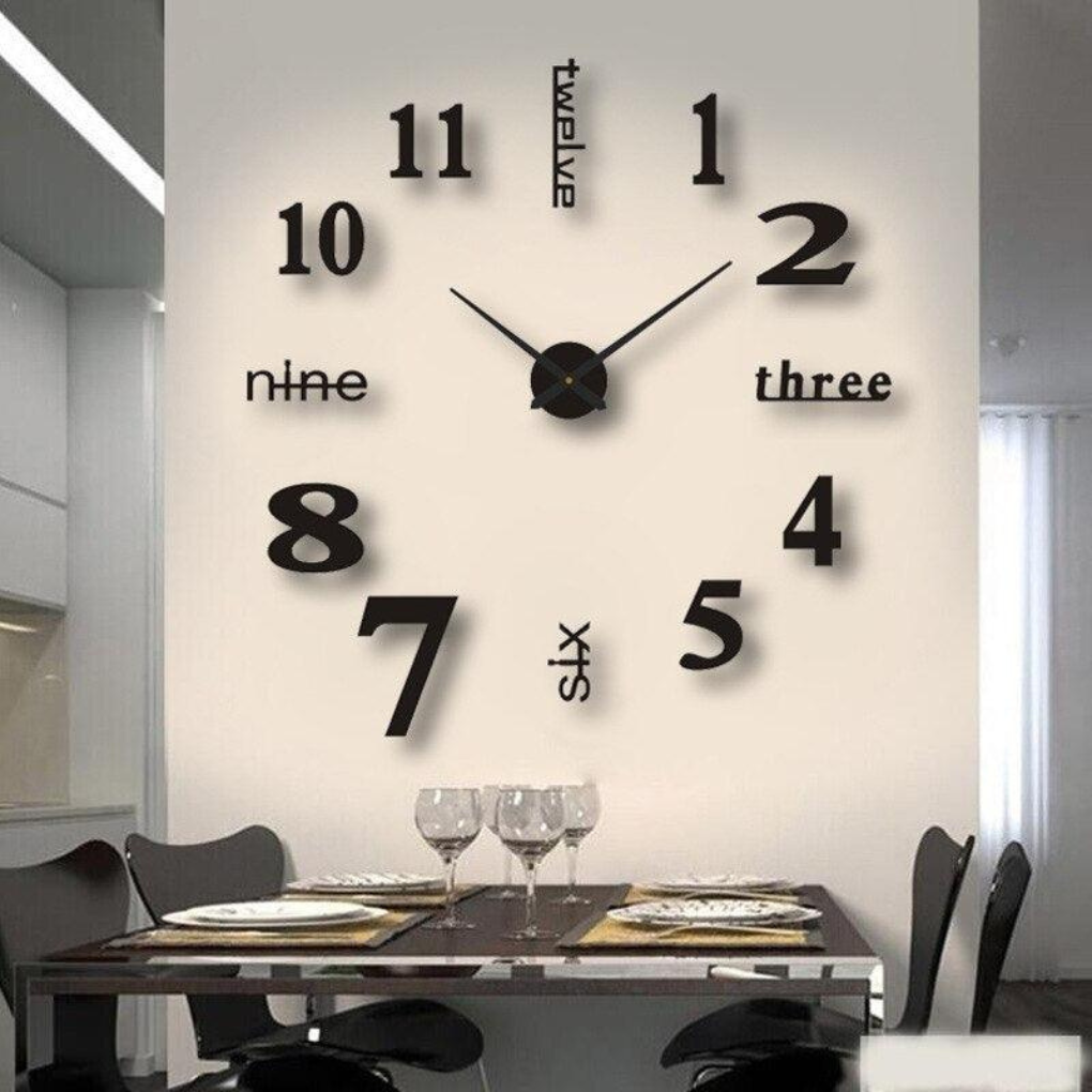 Moderne DIY wandklok als statement piece. Stijlvolle en personaliseerbare interieur decoratie voor je muur.
