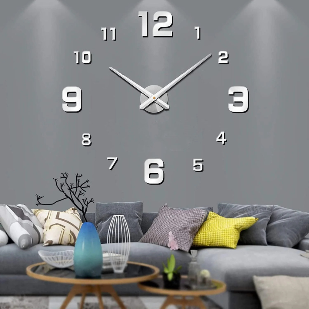 Flexibele DIY wandklok voor kantoor of thuis. Moderne, personaliseerbare en stijlvolle decoratie.