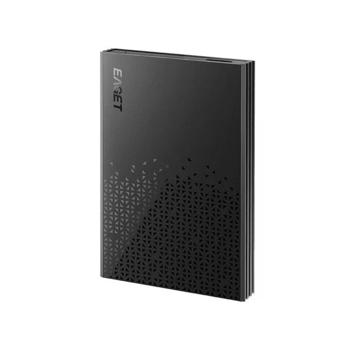 Zwarte externe USB-C SSD, razendsnelle draagbare opslag voor professionals en snelle bestandsoverdracht.