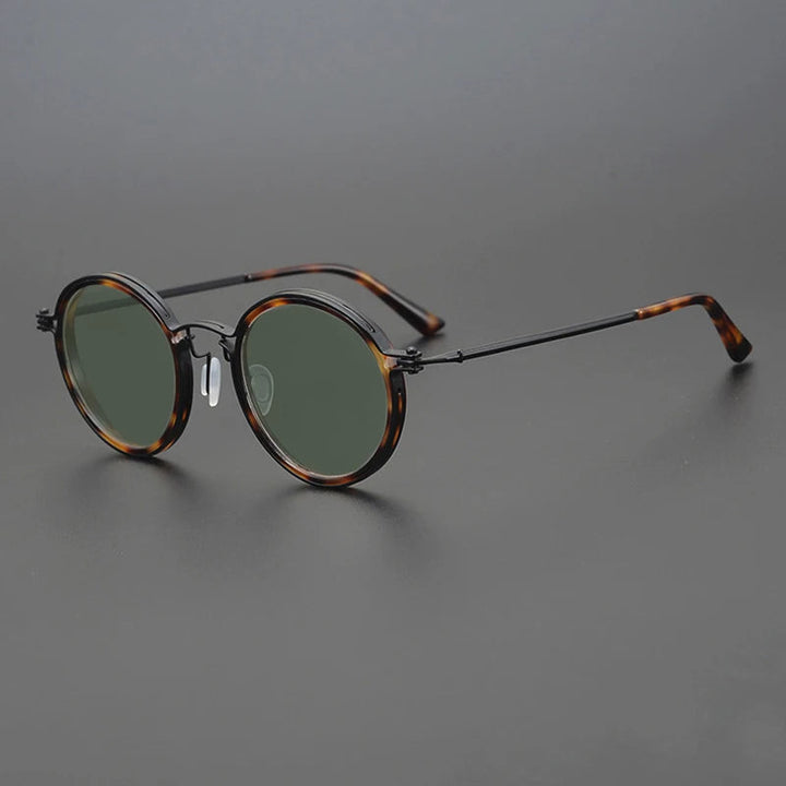 Unisex ronde zonnebril met gepolariseerde glazen voor heren en dames