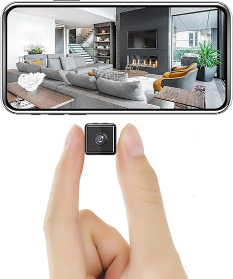 Draadloze 1080P Mini WiFi Beveiligingscamera SecureView. Compacte camera met nachtzicht & bewegingsdetectie.