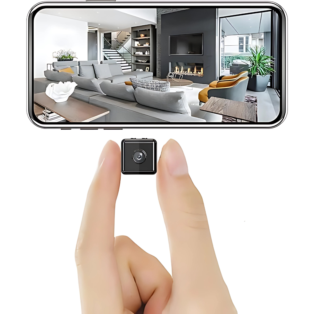 Draadloze 1080P wifi beveiligingscamera voor thuisveiligheid, bediening via slimme app.