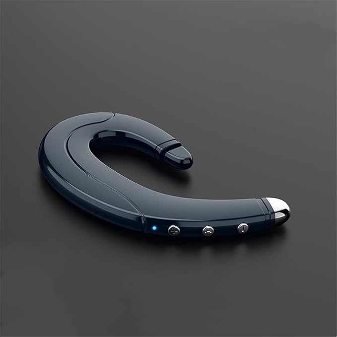 Runner draagt lichtgewicht AeroVibe bone conduction headset. Geniet van muziek tijdens hardlopen.
