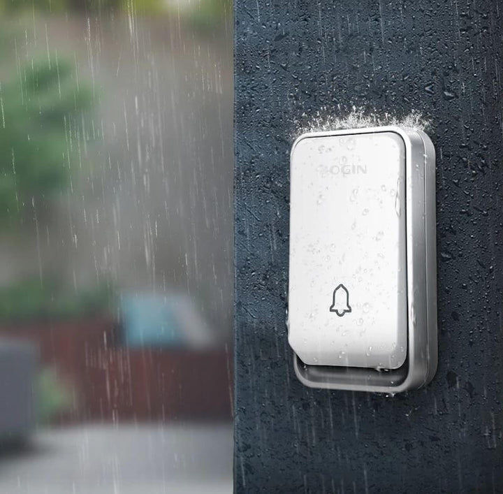 Energiezuinige draadloze deurbel zonder batterij; waterdicht en slimme beveiliging voor elk huis. Makkelijk te installeren.
