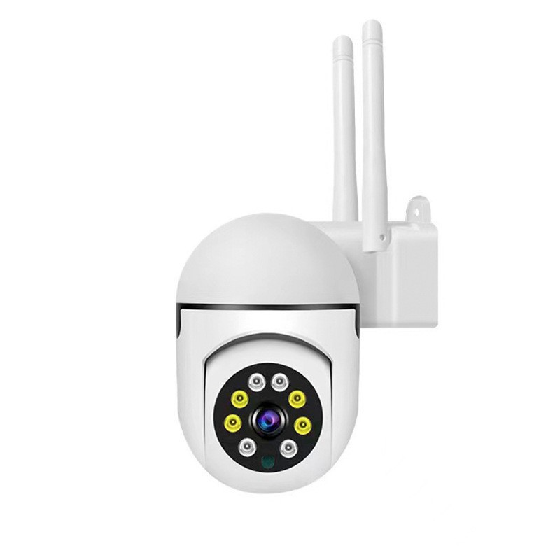 Draadloze Full HD IP beveiligingscamera voor binnen, ideaal voor thuisbewaking en kantoorbeveiliging via wifi.