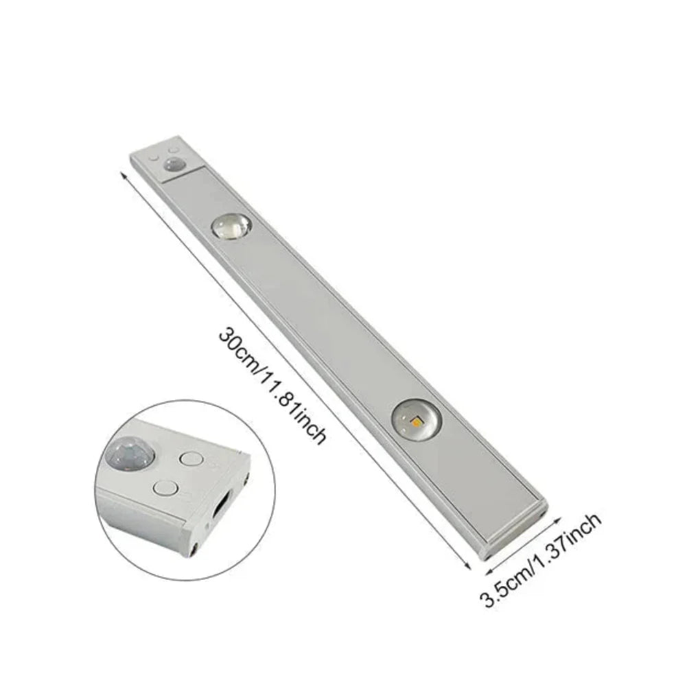 Slimme draadloze LED verlichting met bewegingssensor. Geen kabels, direct licht waar nodig.