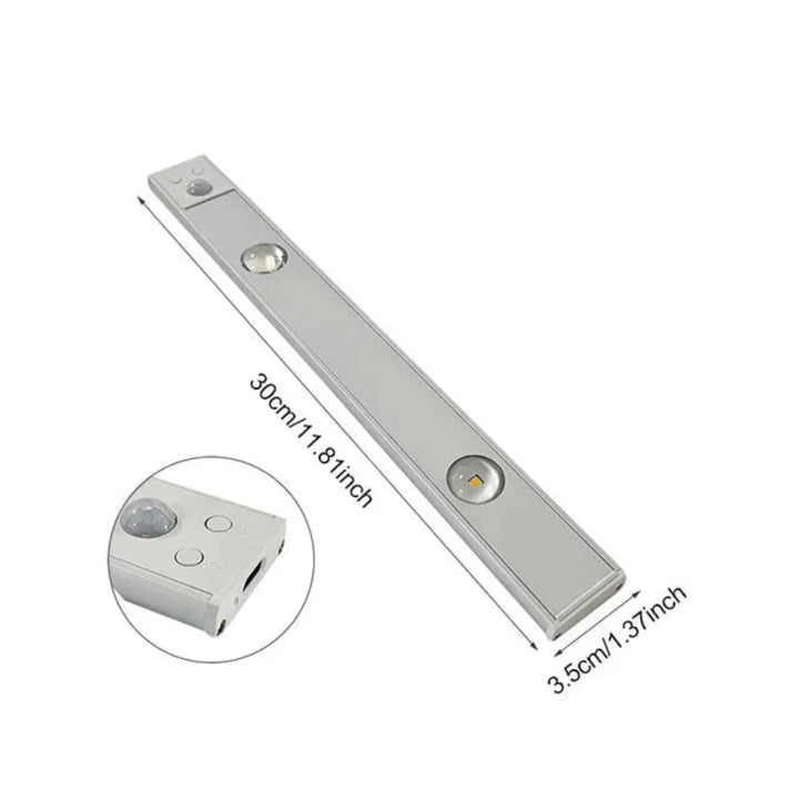 Slimme draadloze LED verlichting met bewegingssensor. Geen kabels, direct licht waar nodig.