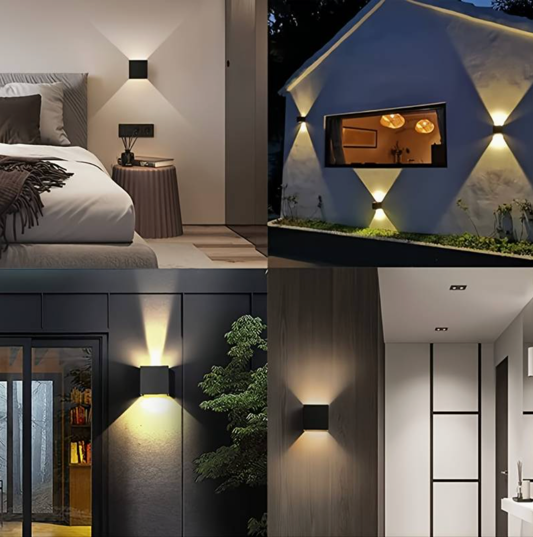 Geen boren nodig: magnetische draadloze LED wandlamp met bewegingssensor. Moderne interieurverlichting.