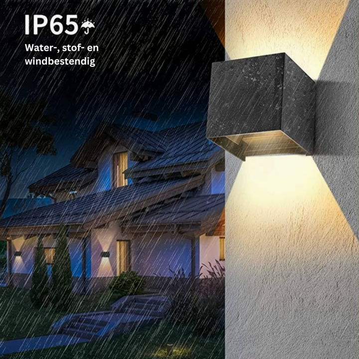 Praktische draadloze LED wandlamp met bewegingssensor. Eenvoudig te monteren, moderne uitstraling.