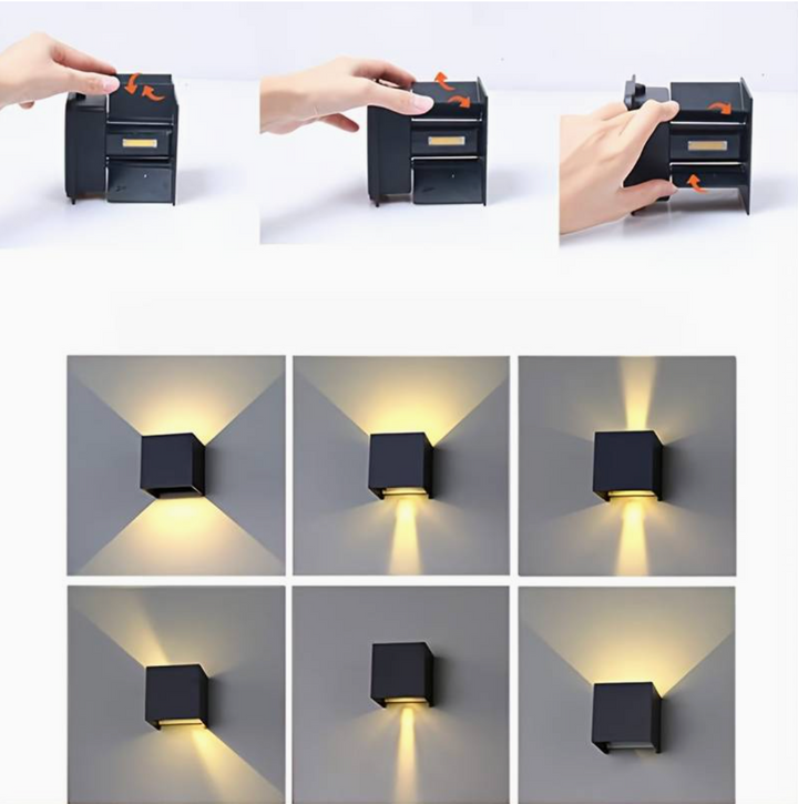 Smart draadloze LED wandlamp met bewegingssensor. USB oplaadbaar, ideaal voor elke kamer.