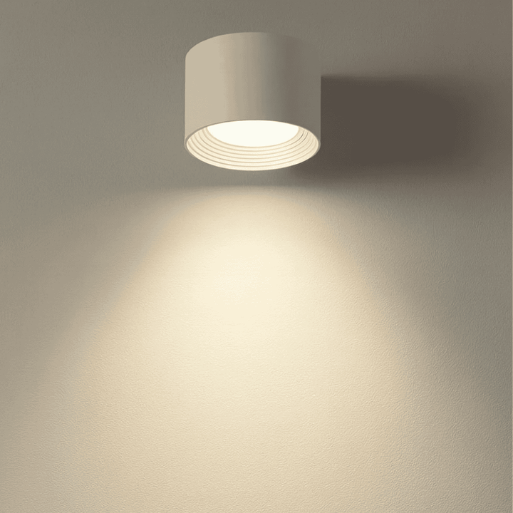 Decoratieve draadloze LED wandlamp voor slaapkamer of woonkamer. Scandinavisch modern design, inclusief afstandsbediening.
