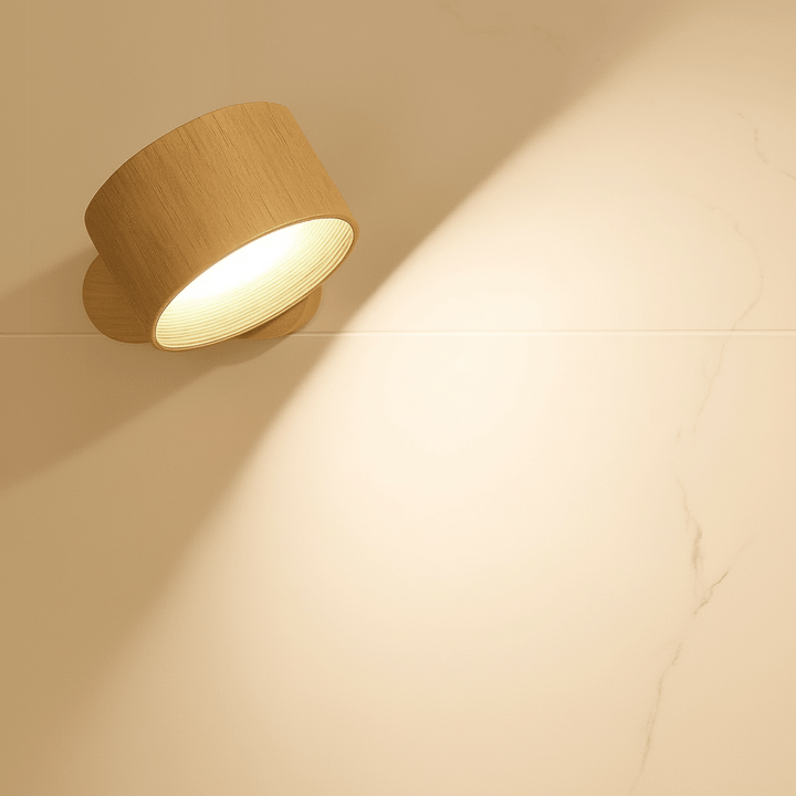 Stijlvolle draadloze LED wandlamp, Scandinavisch design. Met afstandsbediening, voor moderne sfeerverlichting in huis.