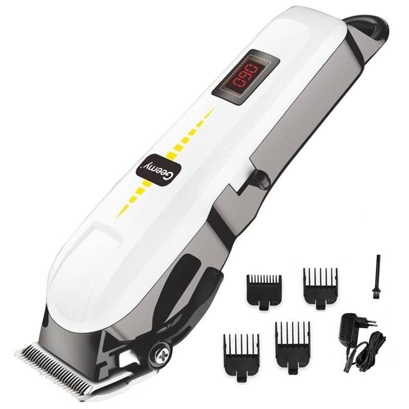 Professionele draadloze tondeuse voor heren; perfect voor nauwkeurig haar trimmen, baard stylen en algemene verzorging.