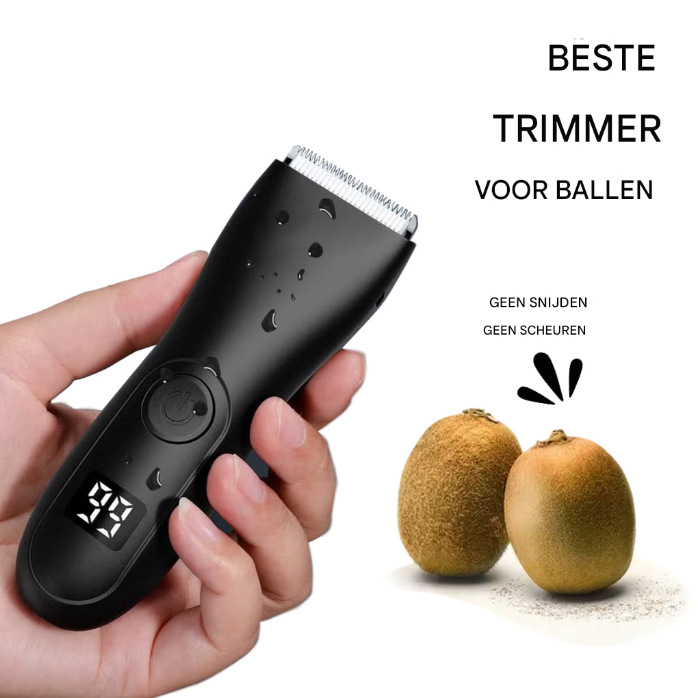 Draadloze unisex precisie lichaamstrimmer voor zorgeloze verzorging, hygiënisch trimmen en haarverwijdering.