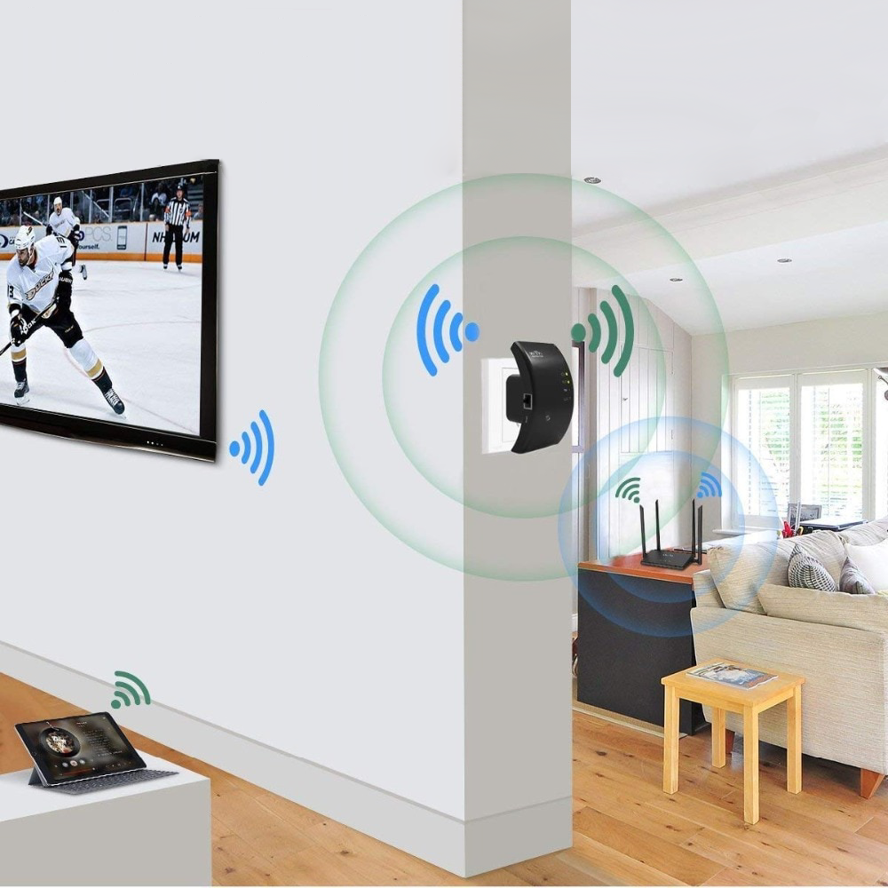 Krachtige WiFi signaalversterker voor thuiswerken en soepele streaming. Geniet van stabiel en snel draadloos internet overal.
