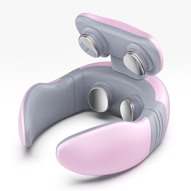 RelaxoNeck slim nekmassageapparaat met TENS-therapie voor gerichte pijnverlichting en optimaal welzijn.