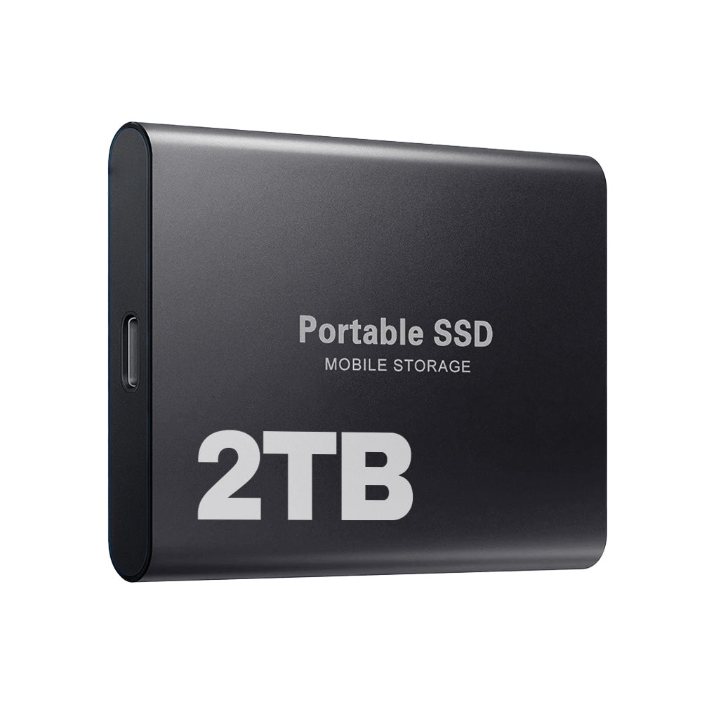 Compacte 2TB externe SSD USB-C voor snelle data-overdracht. Ideaal voor backup en mobiele opslag.