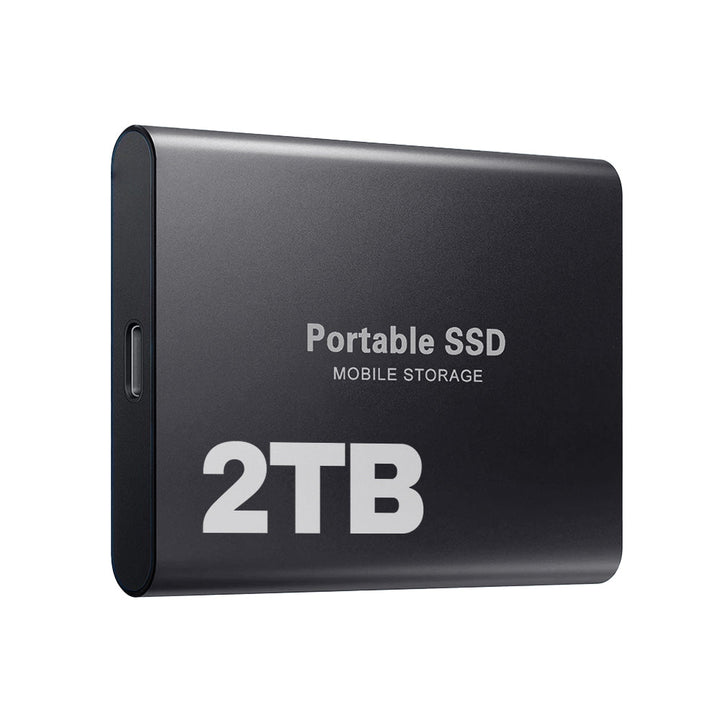 Compacte 2TB externe SSD USB-C voor snelle data-overdracht. Ideaal voor backup en mobiele opslag.