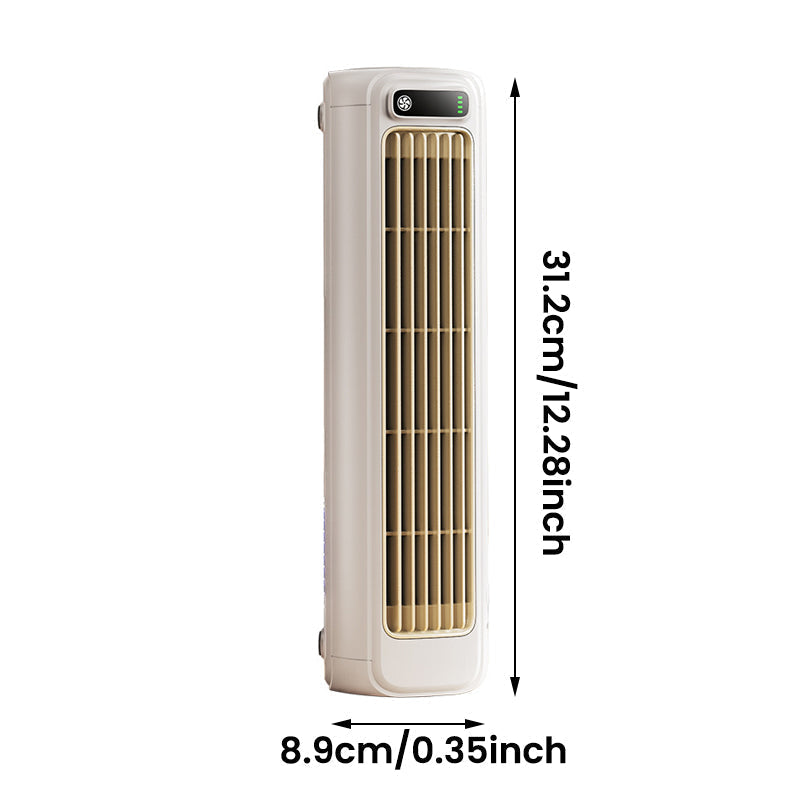Comfortabele verkoeling met deze compacte draagbare airco ventilator tijdens de warme zomer.