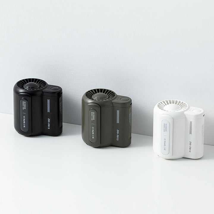 Compacte mini ventilator, eenvoudig mee te nemen. Ideaal als zomer accessoire voor snelle verkoeling.