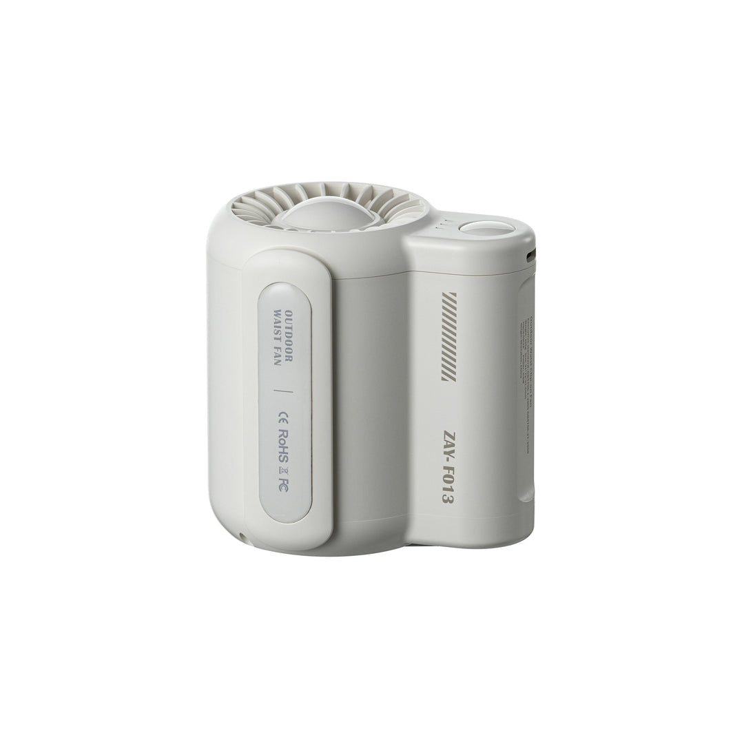 Veelzijdige riem ventilator of clip ventilator, perfect voor het koelen van je gezicht en lichaam op warme dagen.