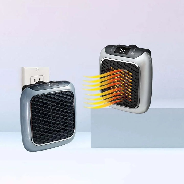 Moderne draagbare kachel die warmte en comfort biedt; makkelijk te verplaatsen en energiezuinig.