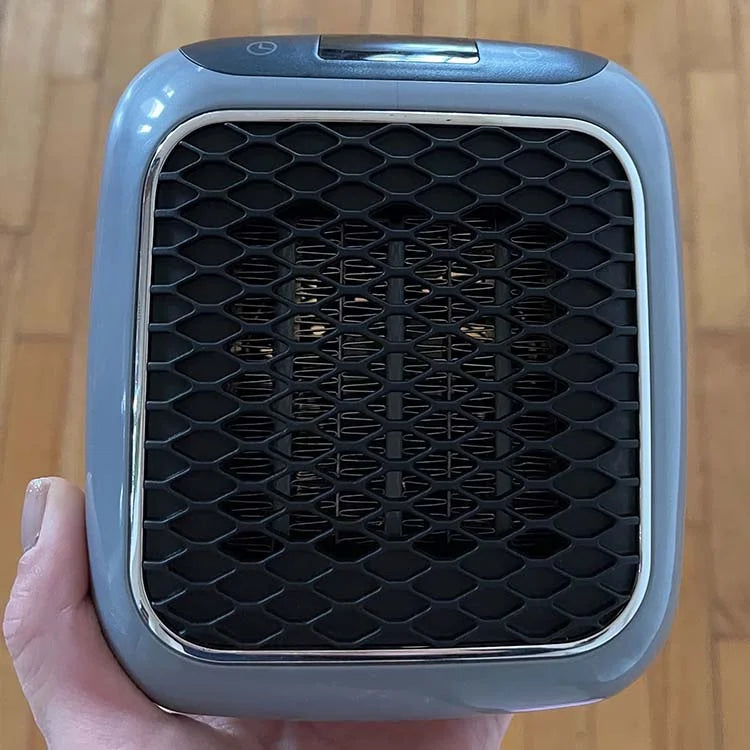 Compacte elektrische verwarming voor een behaaglijke sfeer; ideaal voor kleine ruimtes, veilig in gebruik.