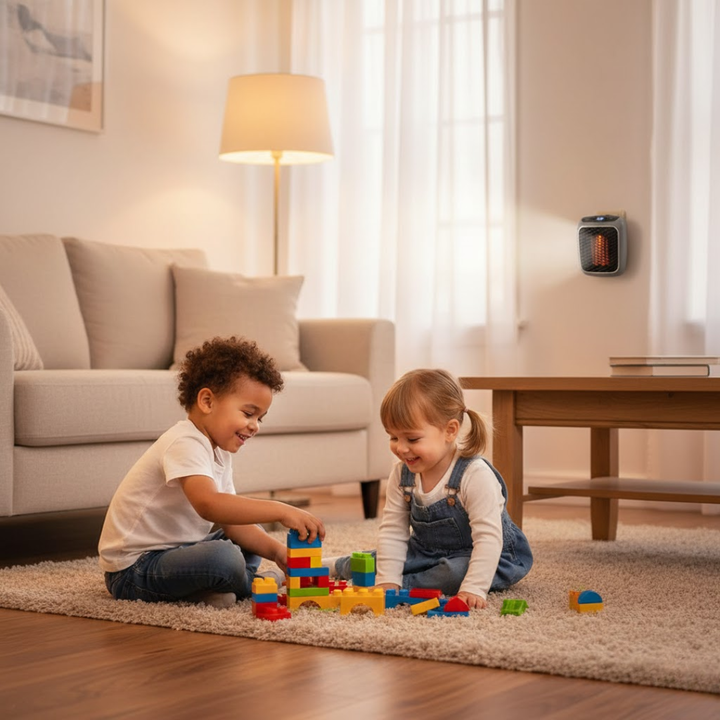 Energiezuinige kachel met snelle verwarming, bespaart op stookkosten deze winter, huishoudelijk.