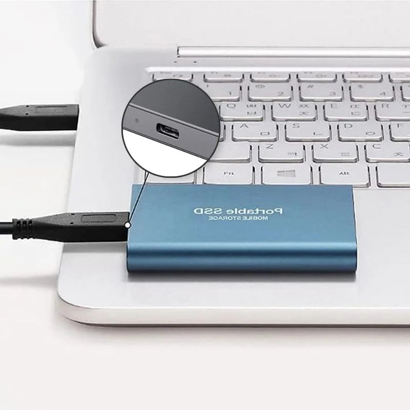 Draagbare gaming opslag SSD met hoge snelheid, ideaal voor snelle laadtijden en bestandsoverdracht.