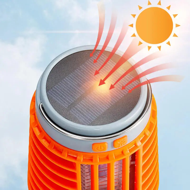 Efficiënte, draagbare muggenverjager met zonne-energie, beschermt binnen en buiten.