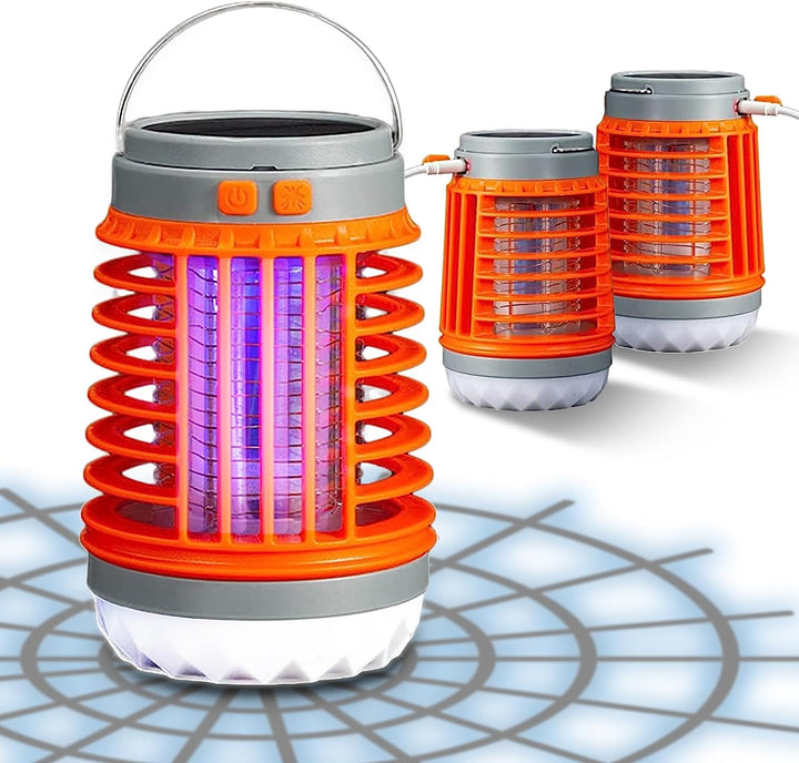 Mobiele insectenverjager met UV-licht, eenvoudig te plaatsen voor optimale bescherming.