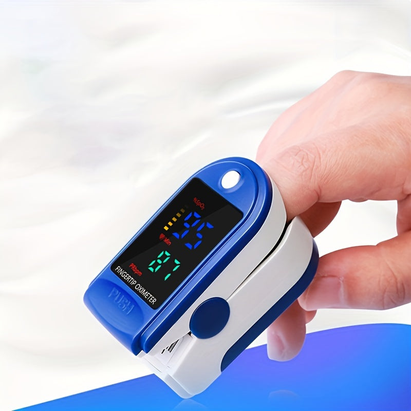 Compacte zuurstof- en hartslagmeter, ideaal voor thuisgebruik, reizen en sport, voor uw welzijn.