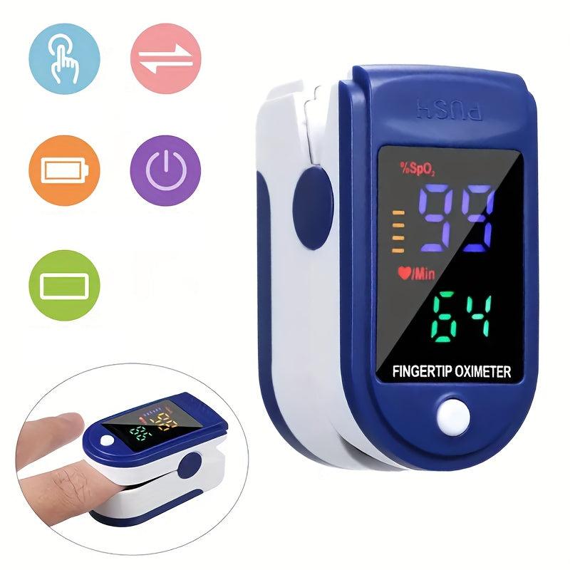 Medische saturatiemeter en hartslagmeter, nauwkeurig en gebruiksvriendelijk voor dagelijkse gezondheidsmonitoring.