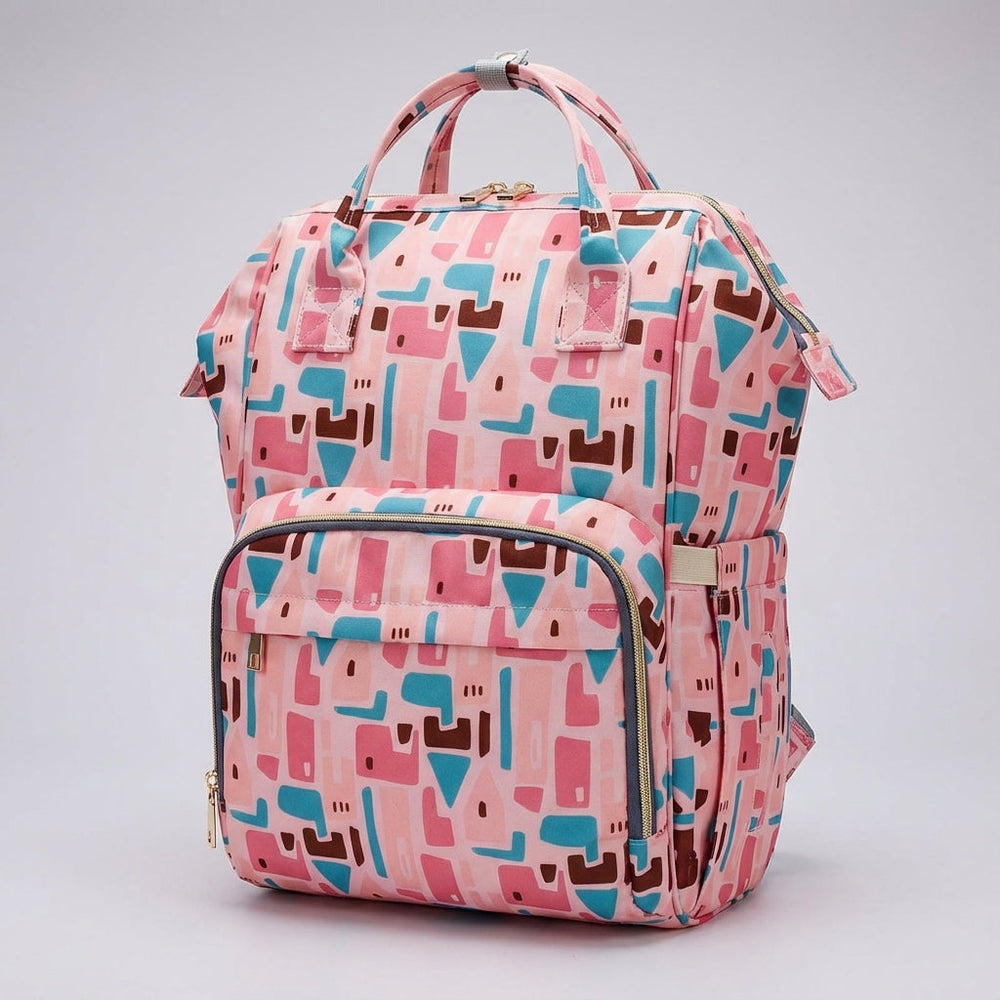 Multifunctionele luiertas rugzak van Babyluxe; ideaal voor luiers en babyverzorging onderweg.
