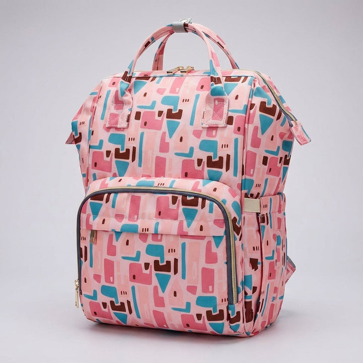 Multifunctionele luiertas rugzak van Babyluxe; ideaal voor luiers en babyverzorging onderweg.