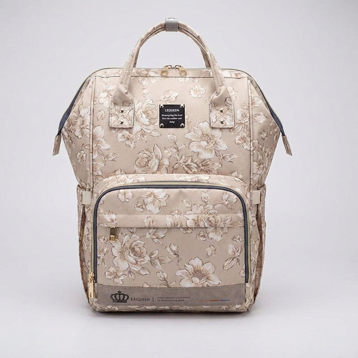 Babyluxe luiertas voor kinderwagen; handige rugzak met veel ruimte voor luiers en flesjes.