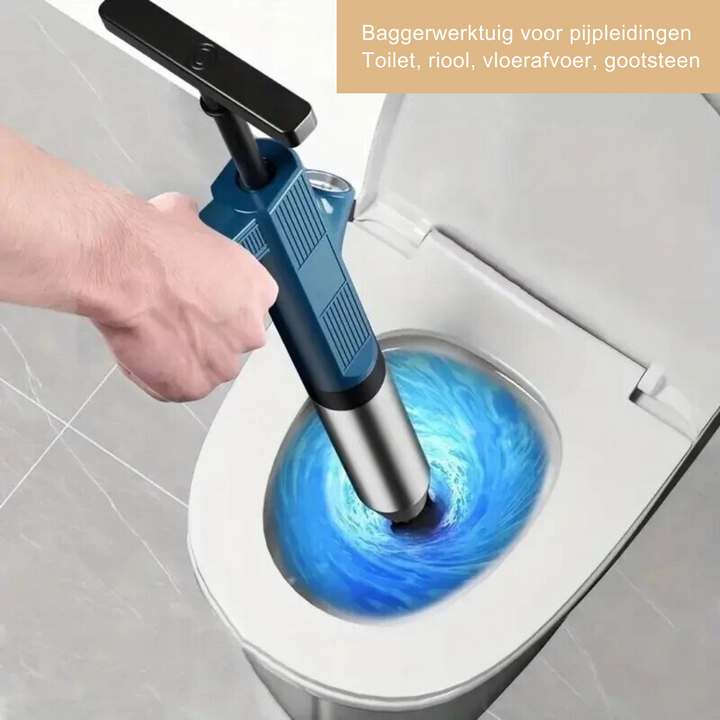 Praktische DrainGlide ontstopper, ideaal voor het ontstoppen van verstoppingen in keukenafvoeren en gootstenen.