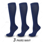 3 Paar Blauw