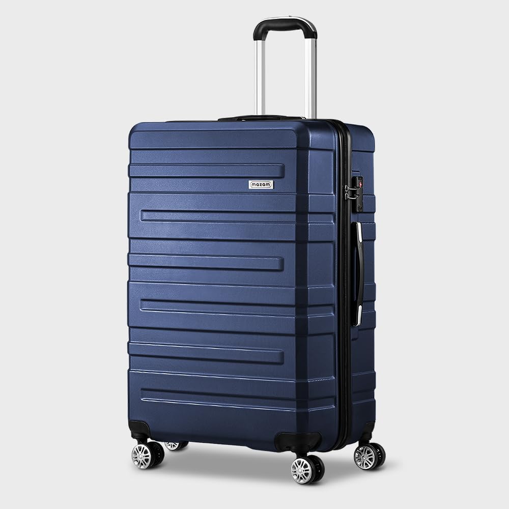Duurzame reisbagage van 3 hardschaal koffers, beschermt je spullen met TSA-slot.