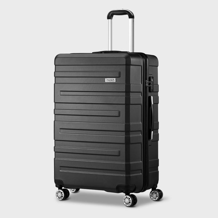 3-delige hardschaal kofferset voor comfortabel reizen, met 360° spinner wielen en TSA-slot.